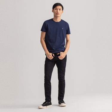  GANT Erkek Lacivert Regular Fit T-Shirt