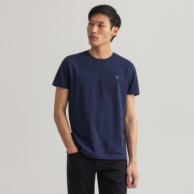  GANT Erkek Lacivert Regular Fit T-Shirt