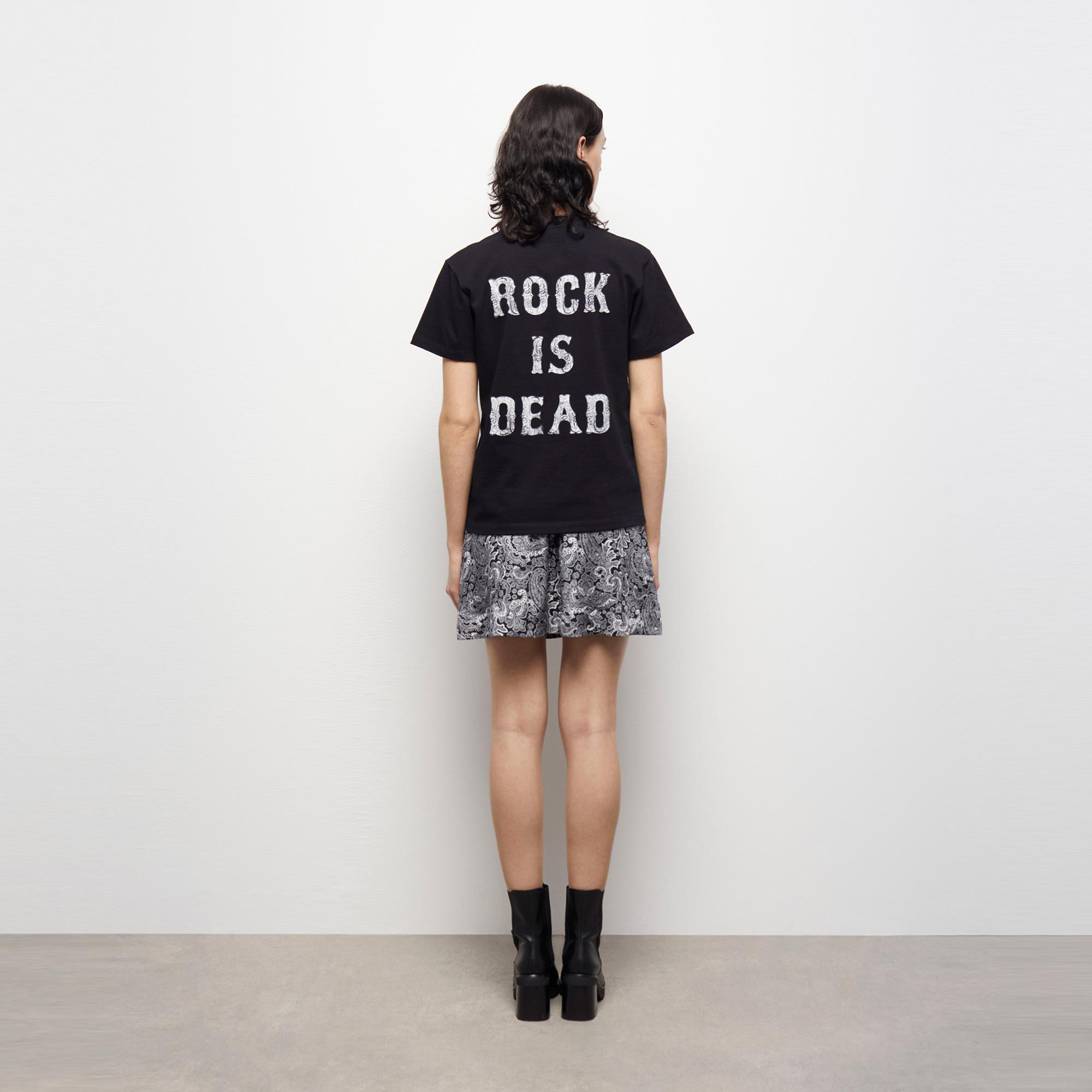 The Kooples Round-neck Cotton Kadın Siyah T-Shirt