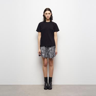  The Kooples Round-neck Cotton Kadın Siyah T-Shirt