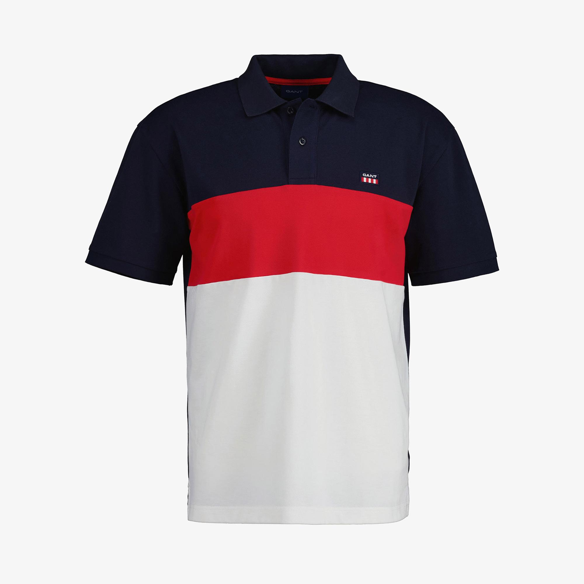 GANT Erkek Lacivert Relaxed Fit Logolu Polo