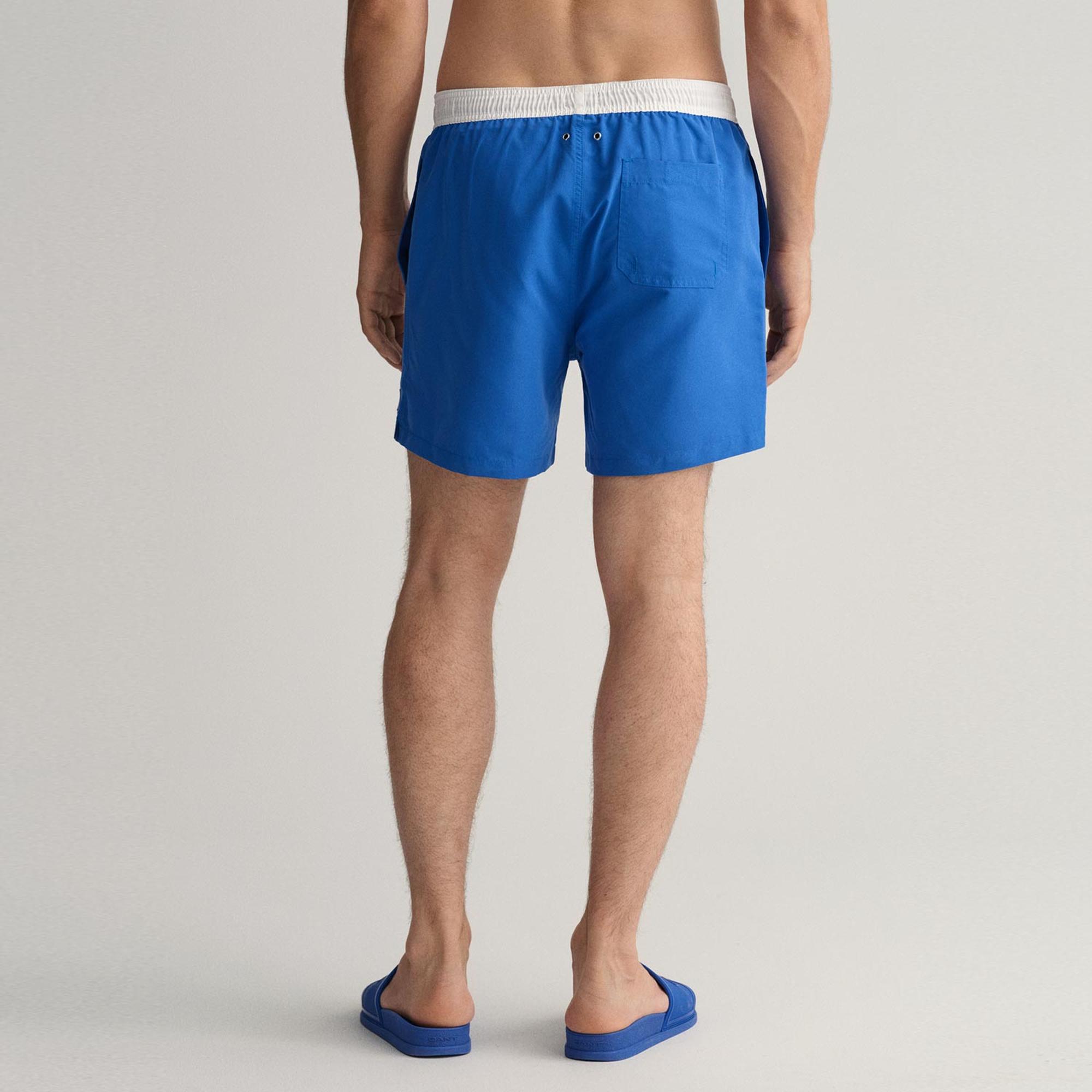 GANT Erkek Mavi Mayo Şort