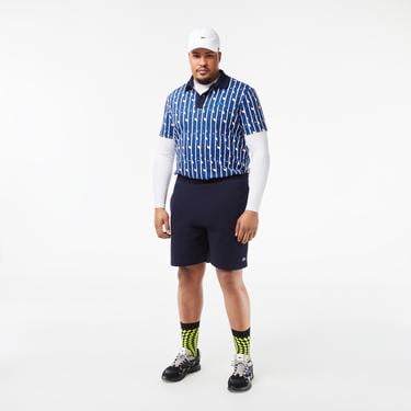  Active Erkek Regular Fit Baskılı Mavi Polo