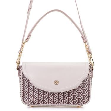  Plante Bej Kadın Monogram Omuz Çantası