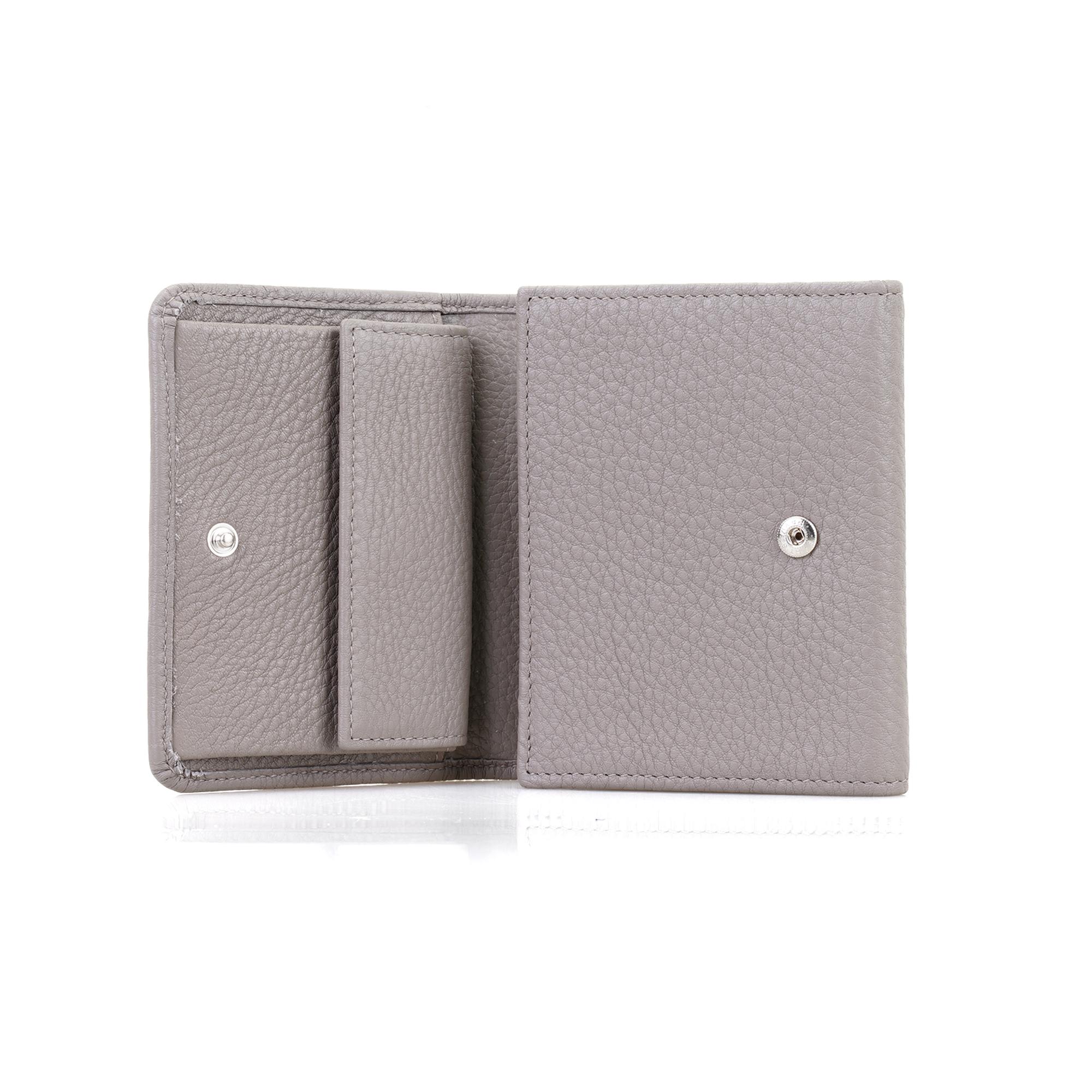 Gri Kadın Deri Cüzdan