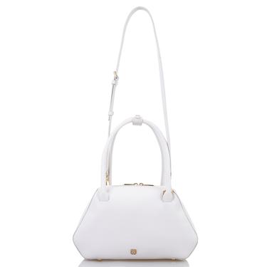  Afsoon Beyaz Kadın Deri Omuz Çantası