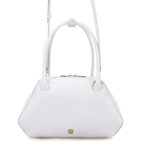  Afsoon Beyaz Kadın Deri Omuz Çantası