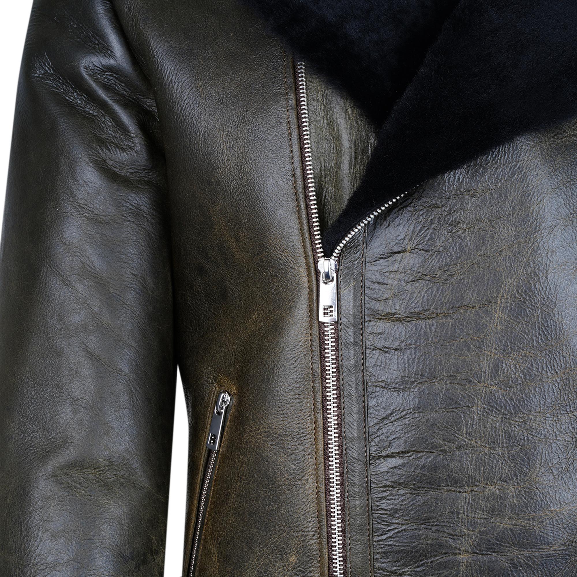 Ariance Siyah Erkek Kürk Mont