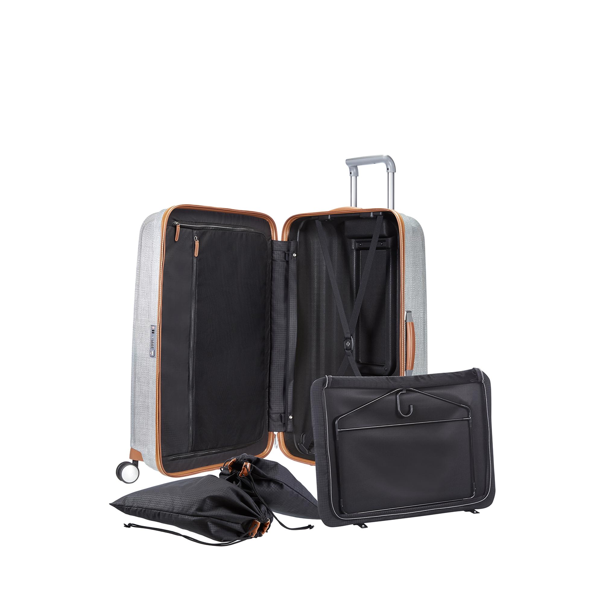 Samsonite Gri Lite Cube Dlx - 4 Tekerlekli 76 cm Büyük Boy Spinner Valiz