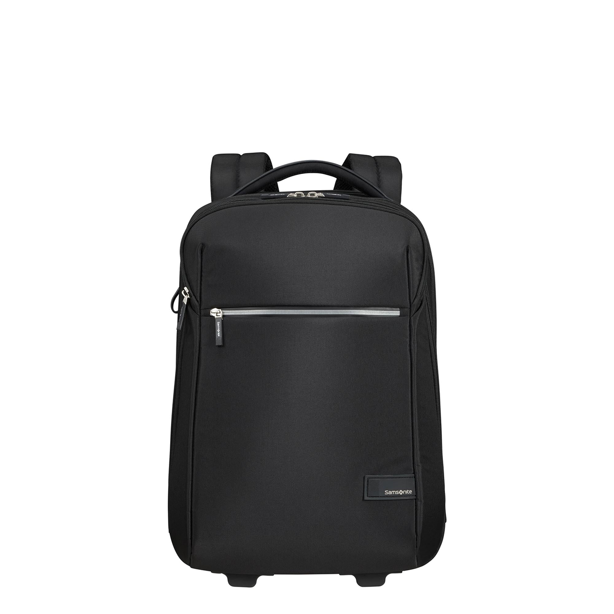 Samsonite Siyah Litepoint - 2 Tekerlekli Laptop Sırt Çantası 17.3"