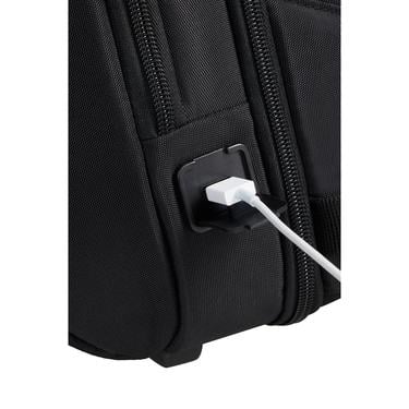  Samsonite Siyah Litepoint - 2 Tekerlekli Laptop Sırt Çantası 17.3"