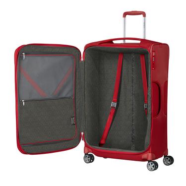  Samsonite Kırmızı Spinner D'lite 4 Tekerlekli 83 cm Büyük Boy Valiz