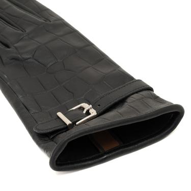  Siyah Kadın Deri Eldiven