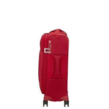  Samsonite Kırmızı D'lite - 4 Tekerlekli Körüklü Kabin Boy Valiz 55cm