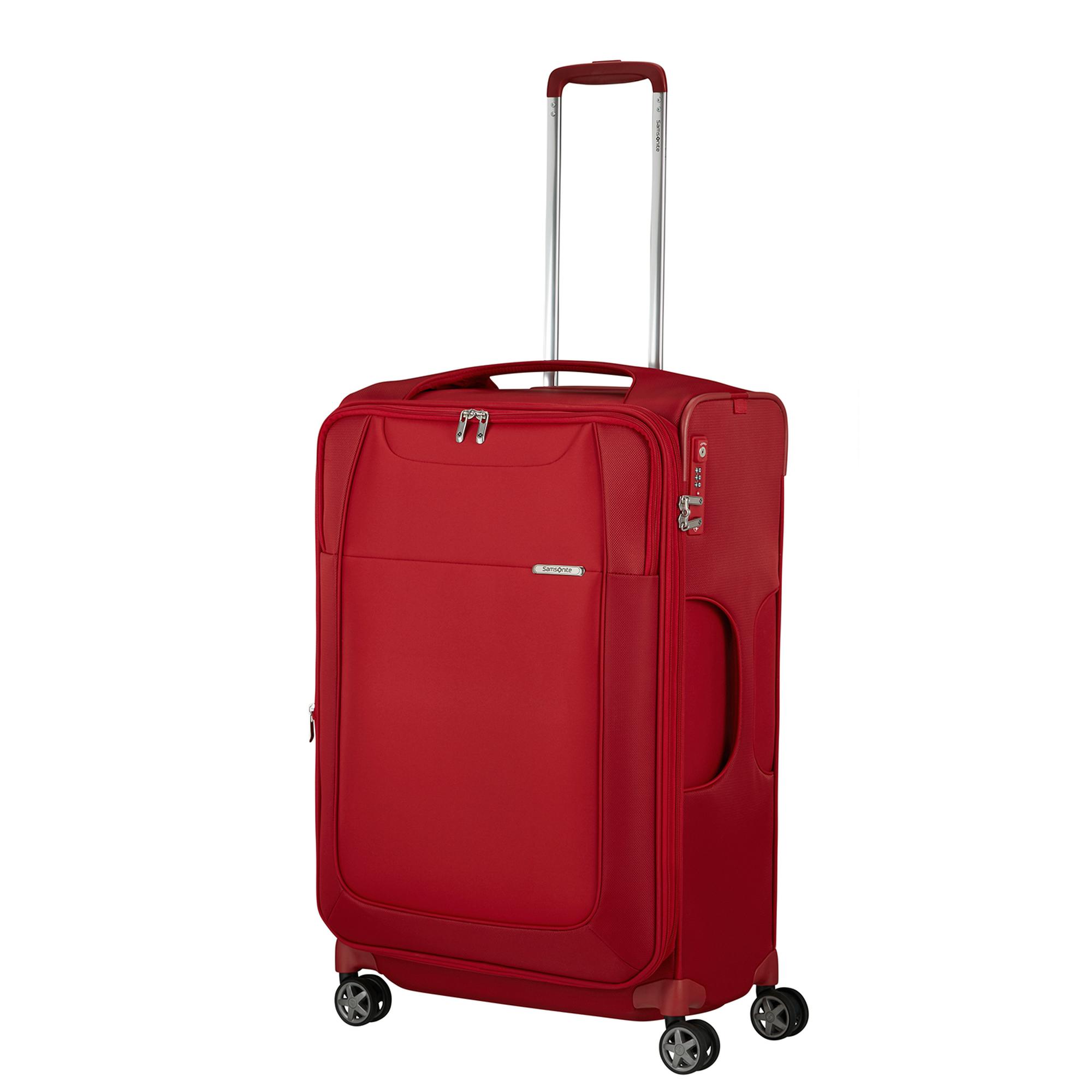Samsonite Kırmızı D'lite - 4 Tekerlekli Körüklü Büyük Boy Valiz 71cm