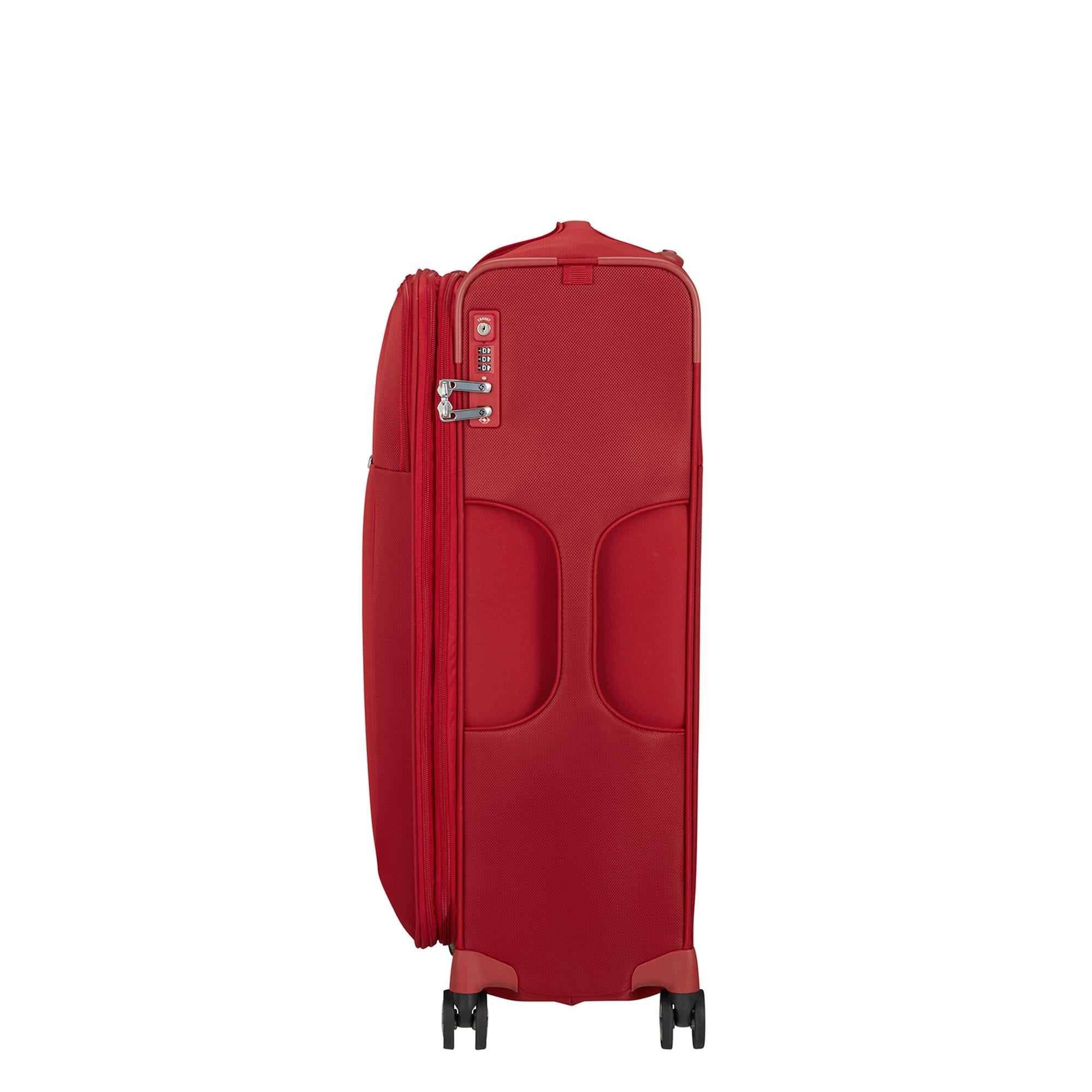 Samsonite Kırmızı D'lite - 4 Tekerlekli Körüklü Büyük Boy Valiz 71cm