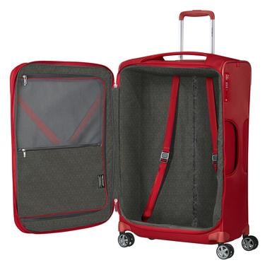  Samsonite Kırmızı D'lite - 4 Tekerlekli Körüklü Büyük Boy Valiz 71cm