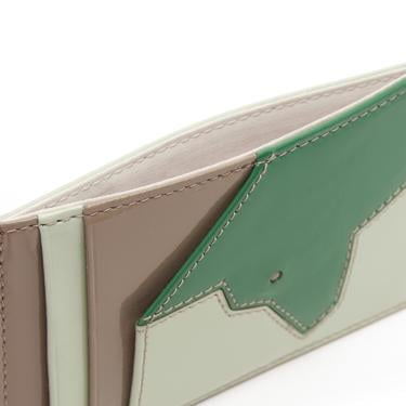  Tronc Yeşil Kadın Deri Kartlık