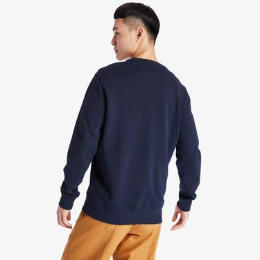  Timberland YC Core Tree Logo Crew Neck Erkek Lacivert Sweatshirt
