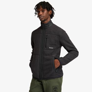  Timberland Sherpa Fleece Erkek Siyah Polar Ceket