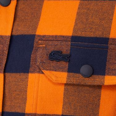  Erkek Slim Fit Ekose Lacivert Gömlek