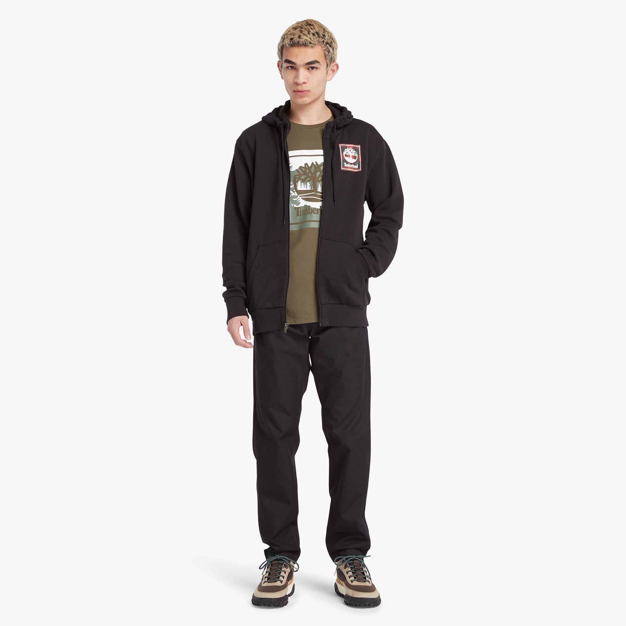 Timberland Tfo Buffalo Plaid Erkek Siyah Sweatshirt