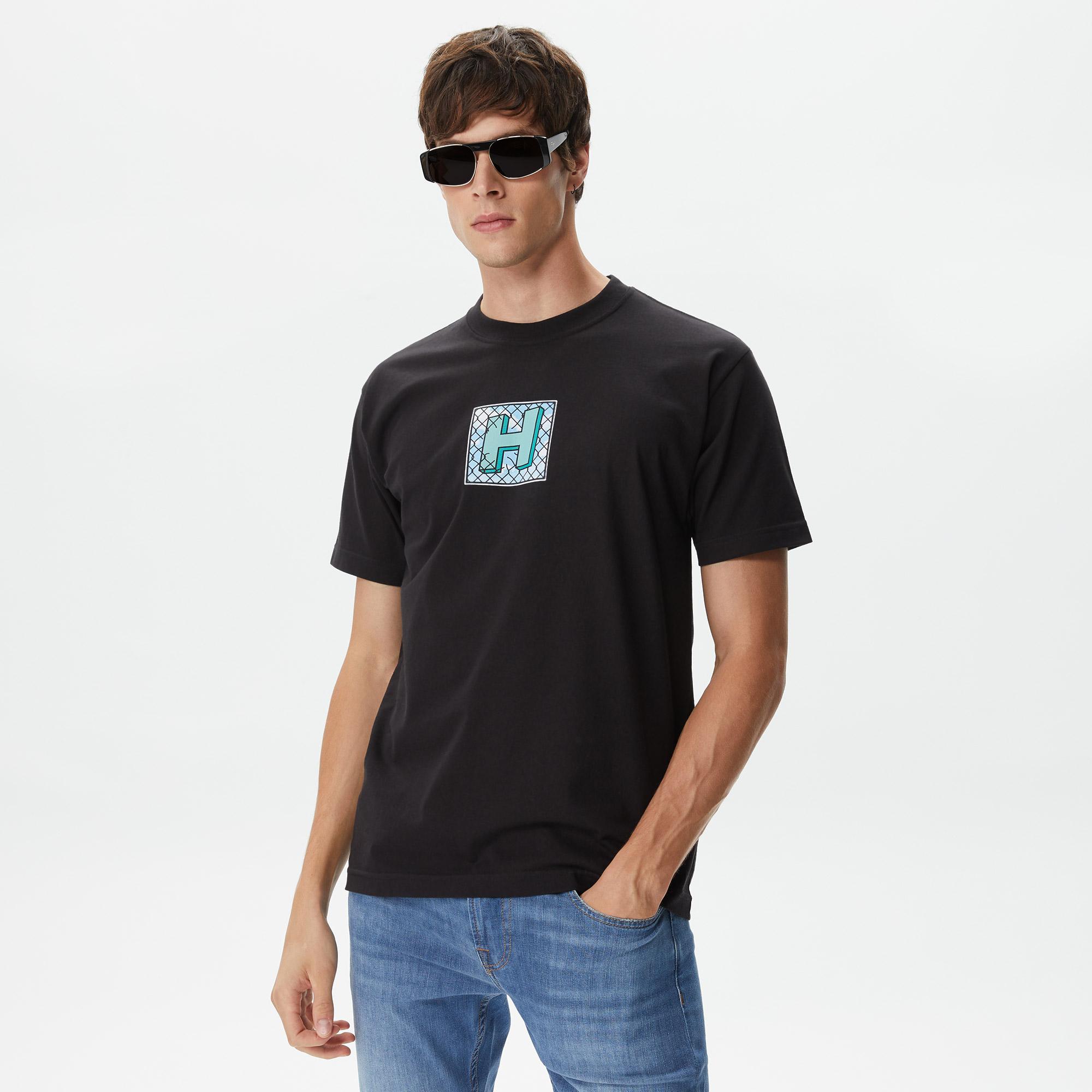 Huf Tresspass Erkek Siyah T-Shirt