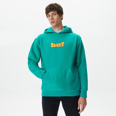  Huf Madison Heavyweight Pullover Erkek Yeşil Hoodie
