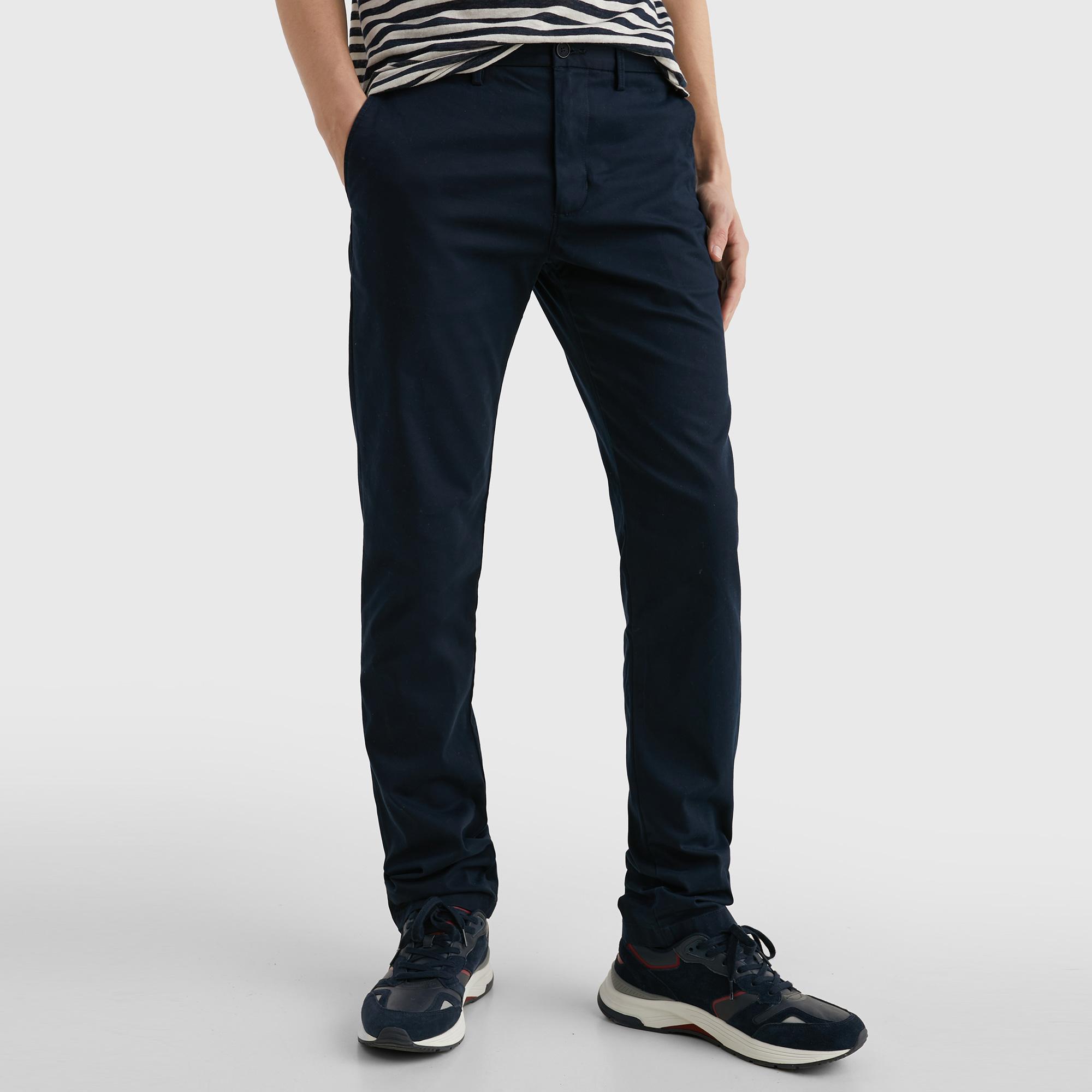 Tommy Hilfiger Erkek Mavi Pantolon