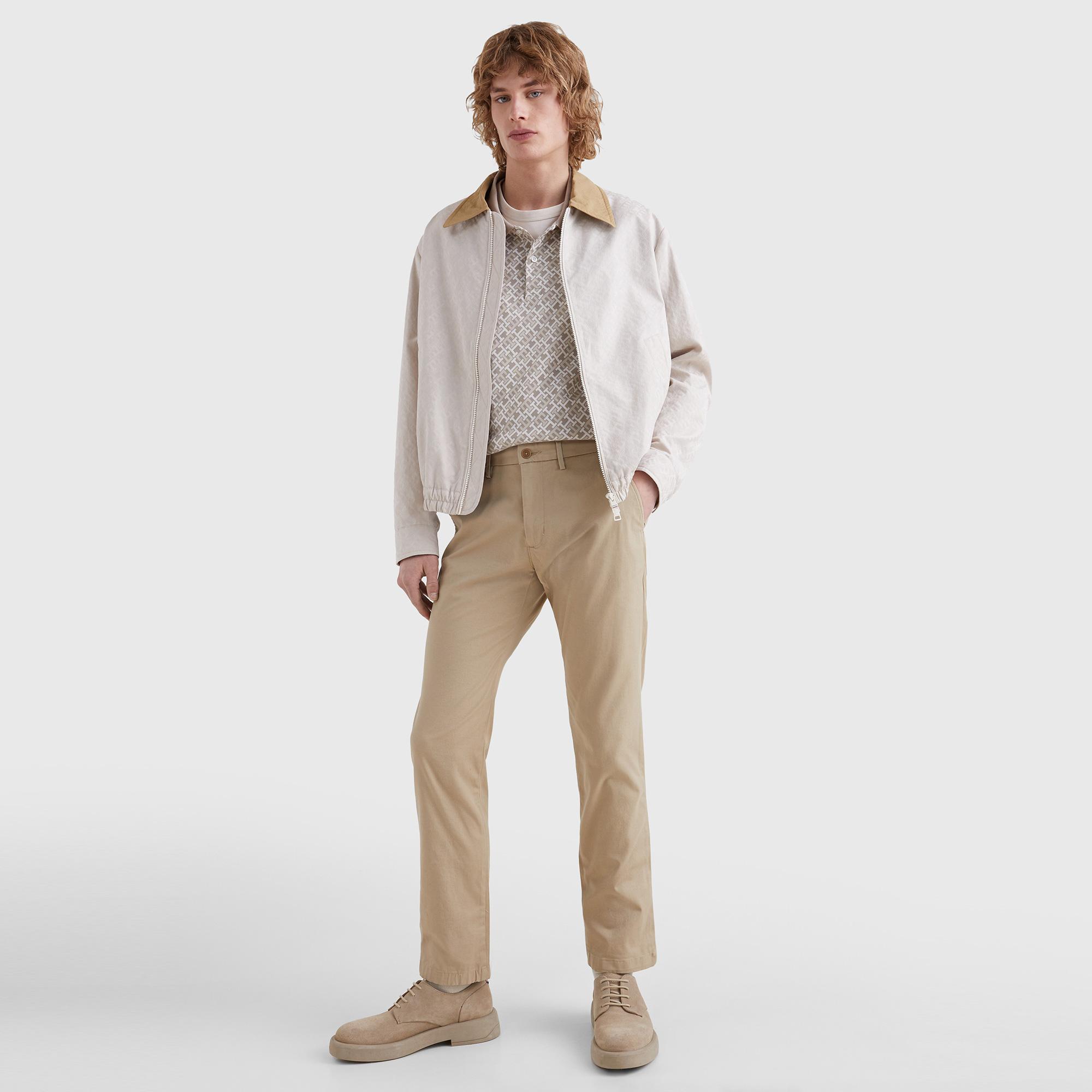  Tommy Hilfiger Erkek Bej Pantolon