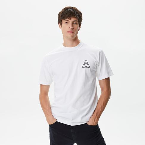  Huf Set Triple Triangle Erkek Beyaz T-Shirt