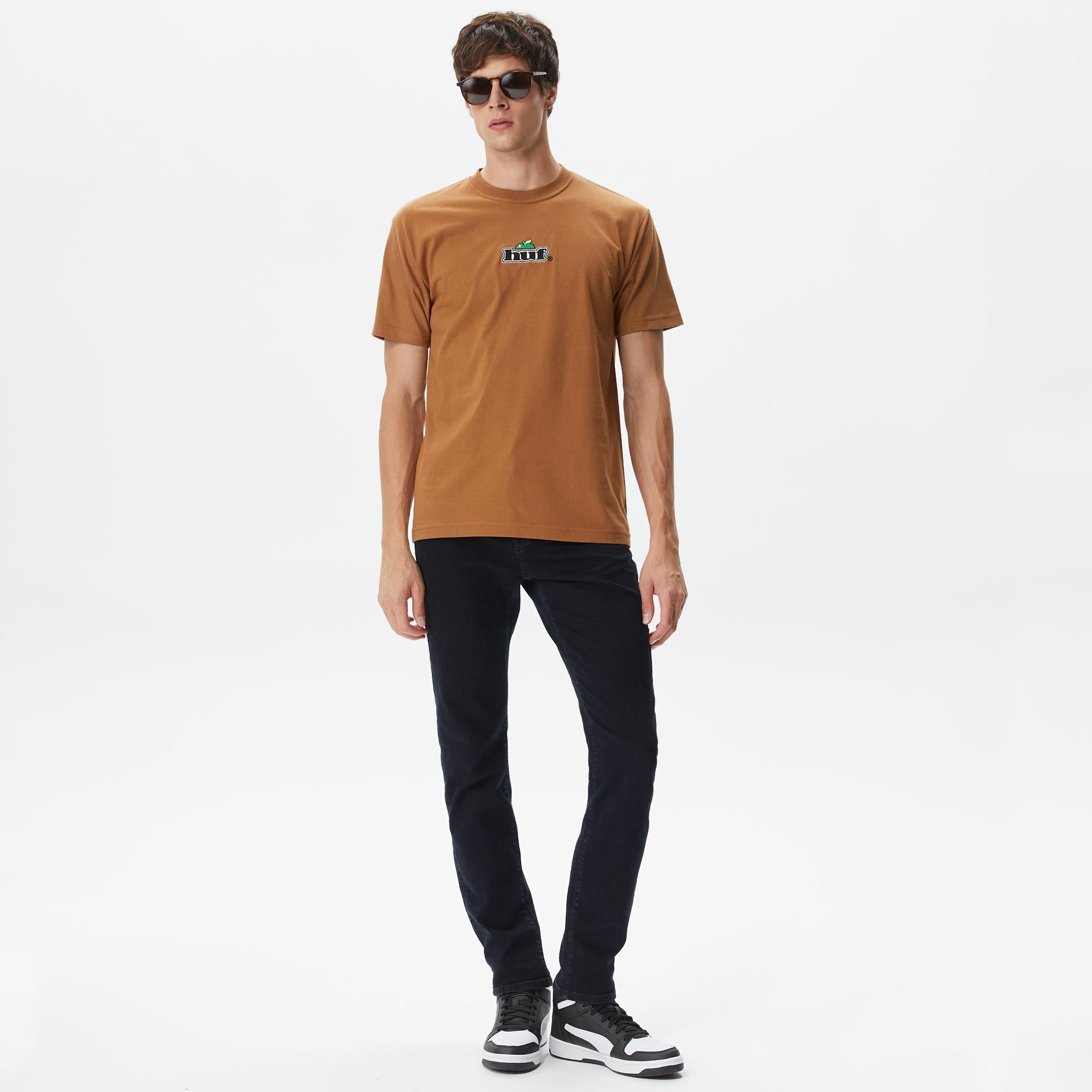 Huf Produce Erkek Kahverengi T-Shirt