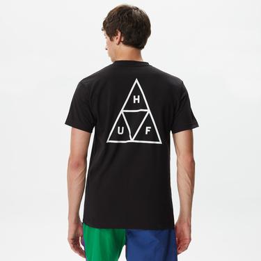  HUF Set Triple Triangle Erkek Siyah Tişört