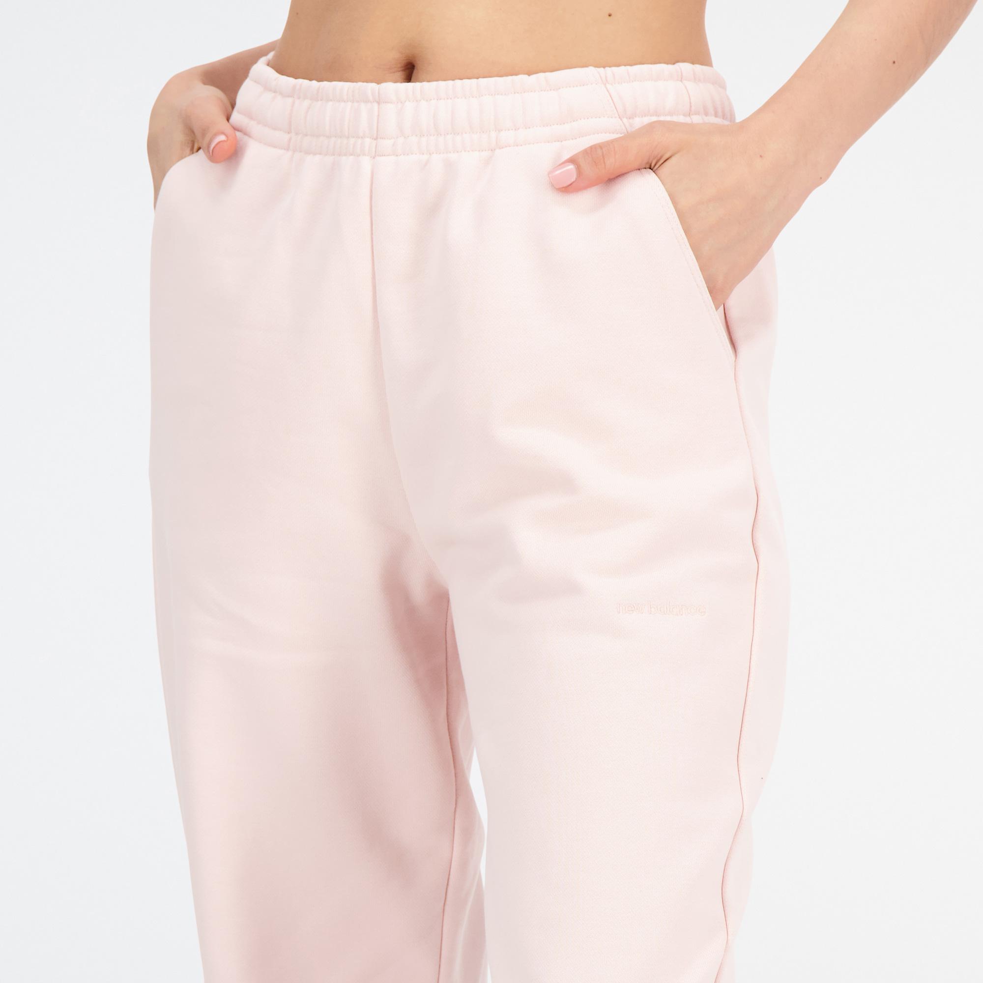New Balance Athletics Linear Kadın Pembe Eşofman Altı