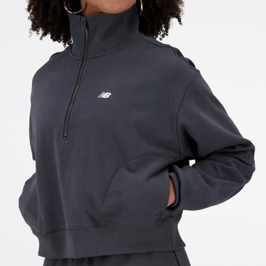  New Balance Athletics Remastered French Zip Unisex Gri Sweatshirt