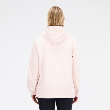  New Balance Athletics Linear Kadın Pembe Hoodie