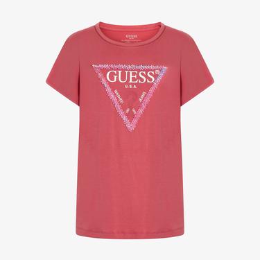  Guess Kadın Pembe T-Shirt