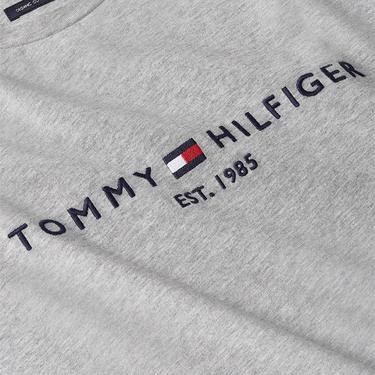  Tommy Hilfiger Erkek Gri T-Shirt