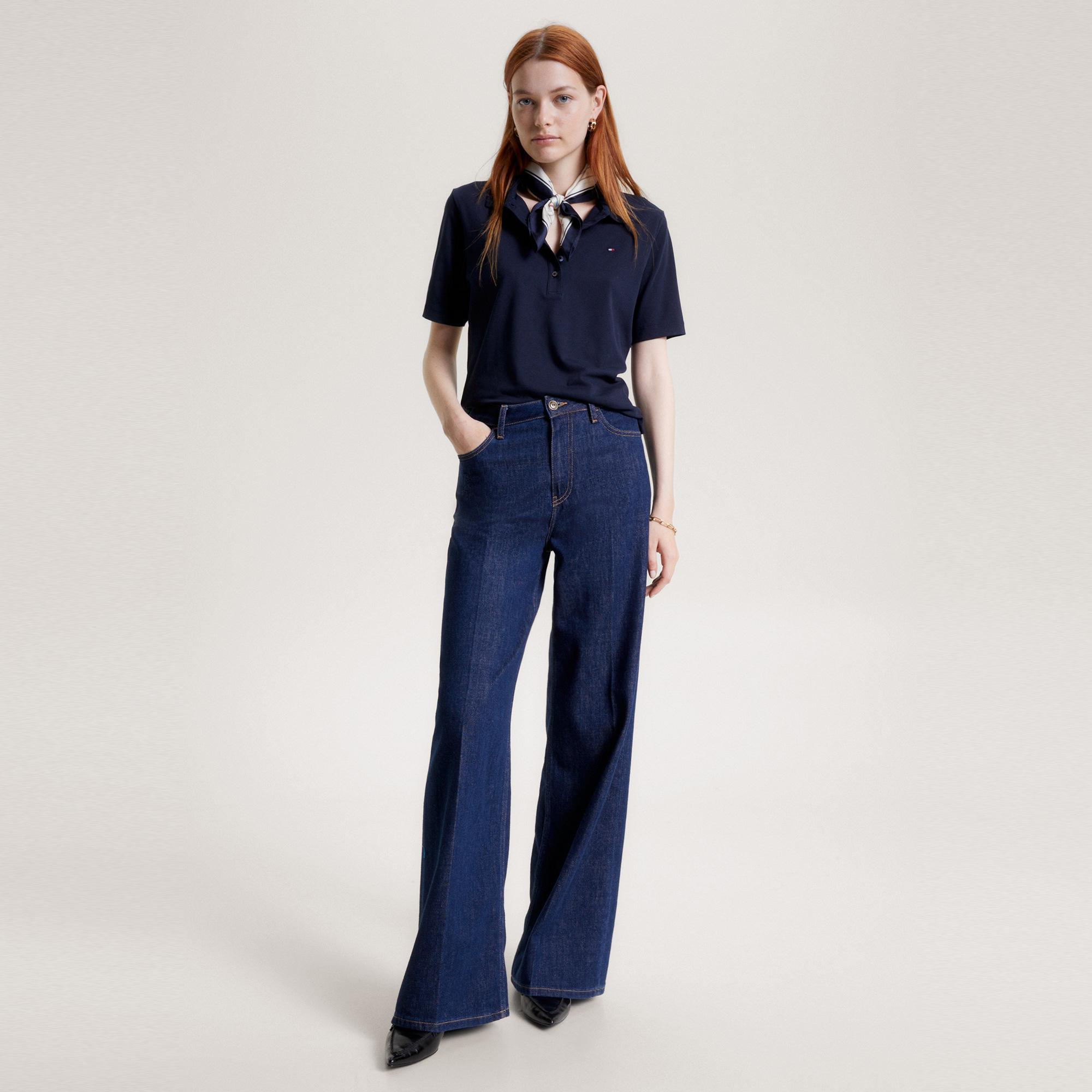 Tommy Hilfiger Kadın Mavi Polo