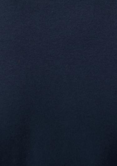  Mavi Uzun Kollu Lacivert Basic Tişört Fitted / Vücuda Oturan Kesim 062477-27308