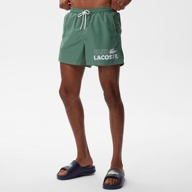  Erkek Baskılı Yeşil Mayo Şort