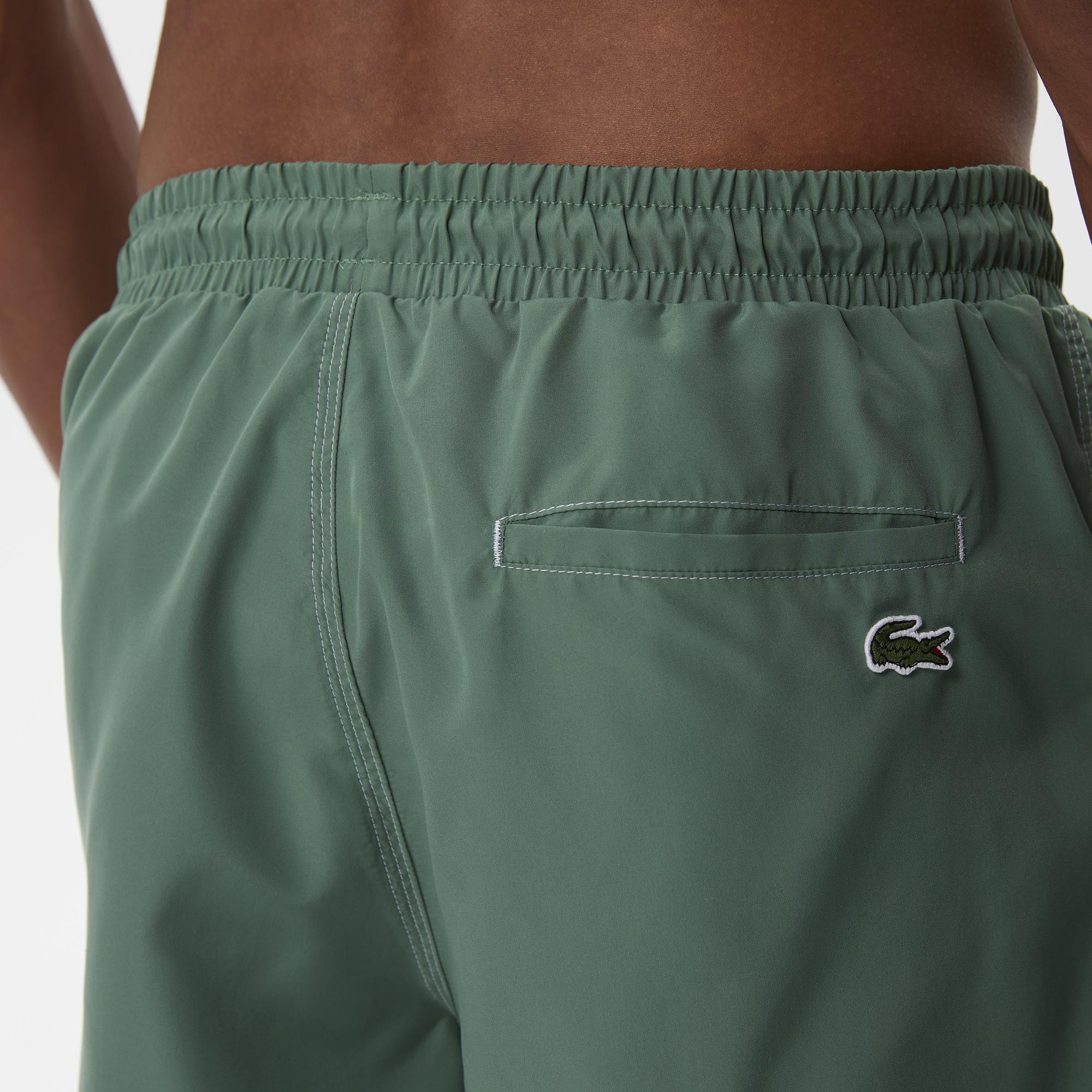 Erkek Baskılı Yeşil Mayo Şort