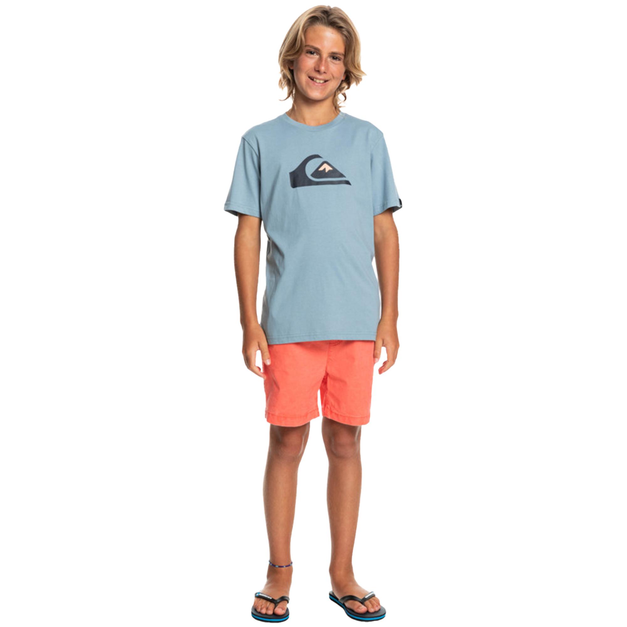Quiksilver Comp Logo Yth Erkek Çocuk Mavi Tişört