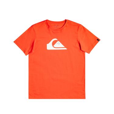 Quiksilver Comp Logo Yth Erkek Çocuk Turuncu Tişört