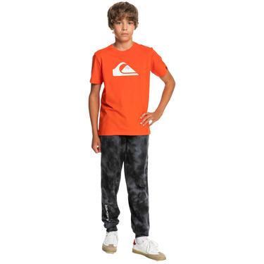  Quiksilver Comp Logo Yth Erkek Çocuk Turuncu Tişört