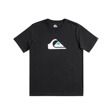  Quiksilver Comp Logo Yth Erkek Çocuk Siyah Tişört