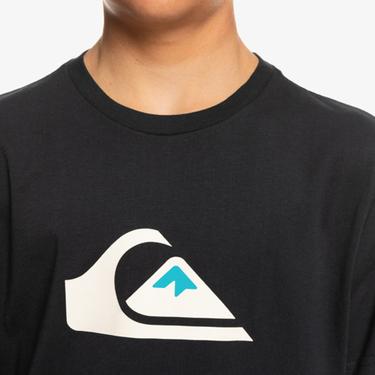  Quiksilver Comp Logo Yth Erkek Çocuk Siyah Tişört