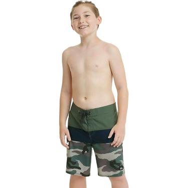  Quiksilver Erkek Çocuk Boardshort SurfSilk Panel Yth 16 Haki