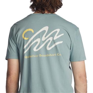 Quiksilver Slow Mover Erkek Renkli Tişört