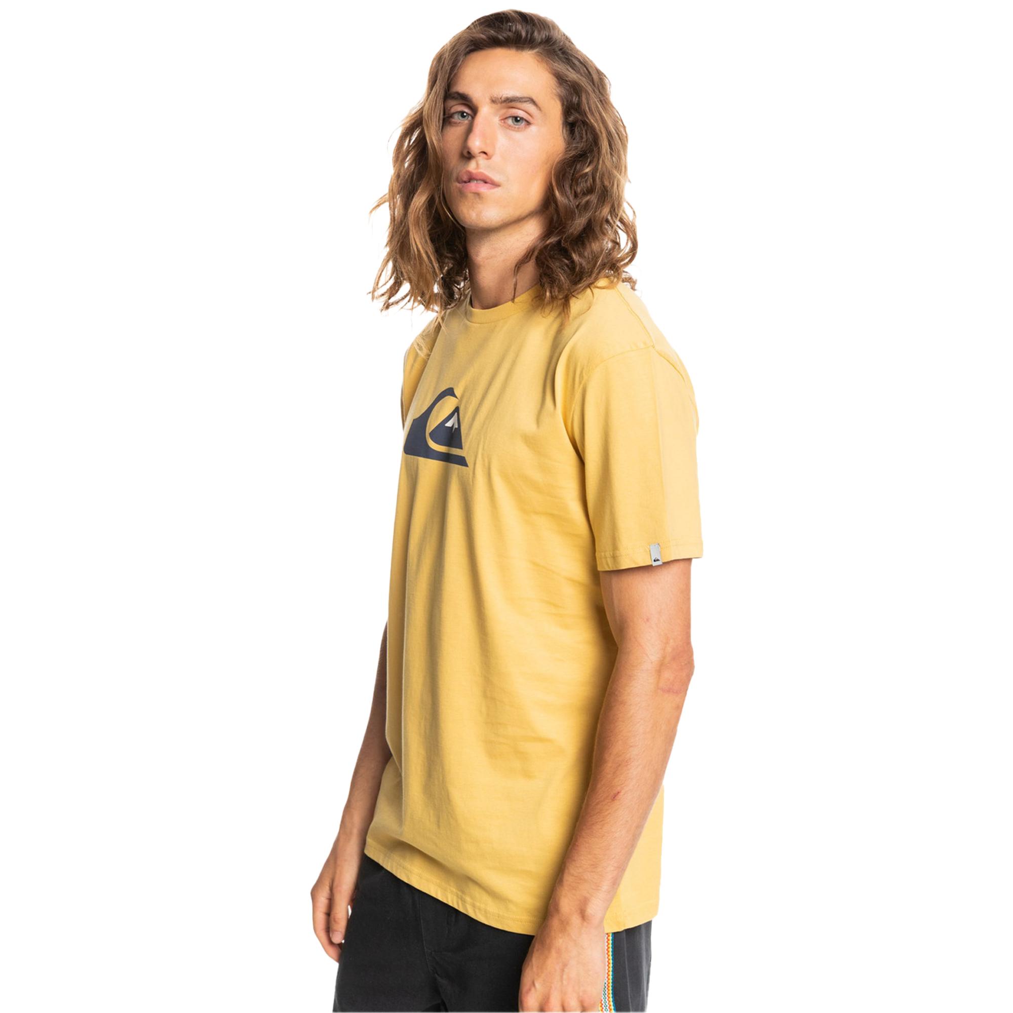 Quiksilver Complogo Erkek Sarı Tişört